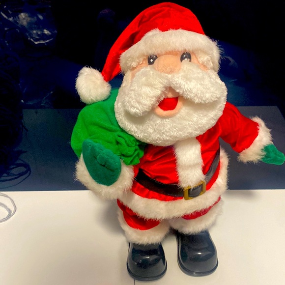 Dancing/Musical Santa Clause Plus with Santa Suit Beverly Hills Teddy Bear Co. - Picture 1 of 7